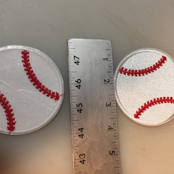 5/$25 brand new, 2 sew on baseball patches, as seen in pic - Picture 3 of 5